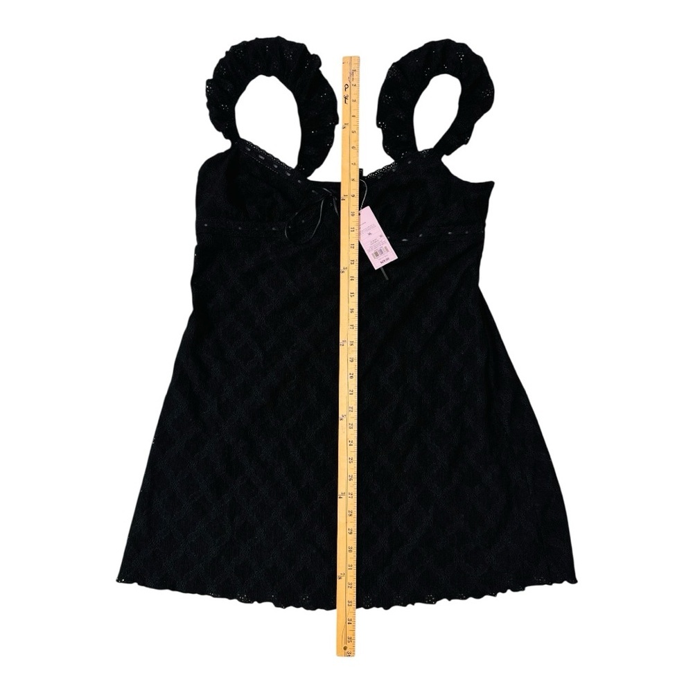 Women's Ruffle Sleeve Eyelet Mini A-Line Dress - Wild Fable Size XL - Picture 3 of 7
